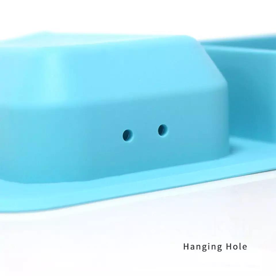 Silicone toothbrush holder