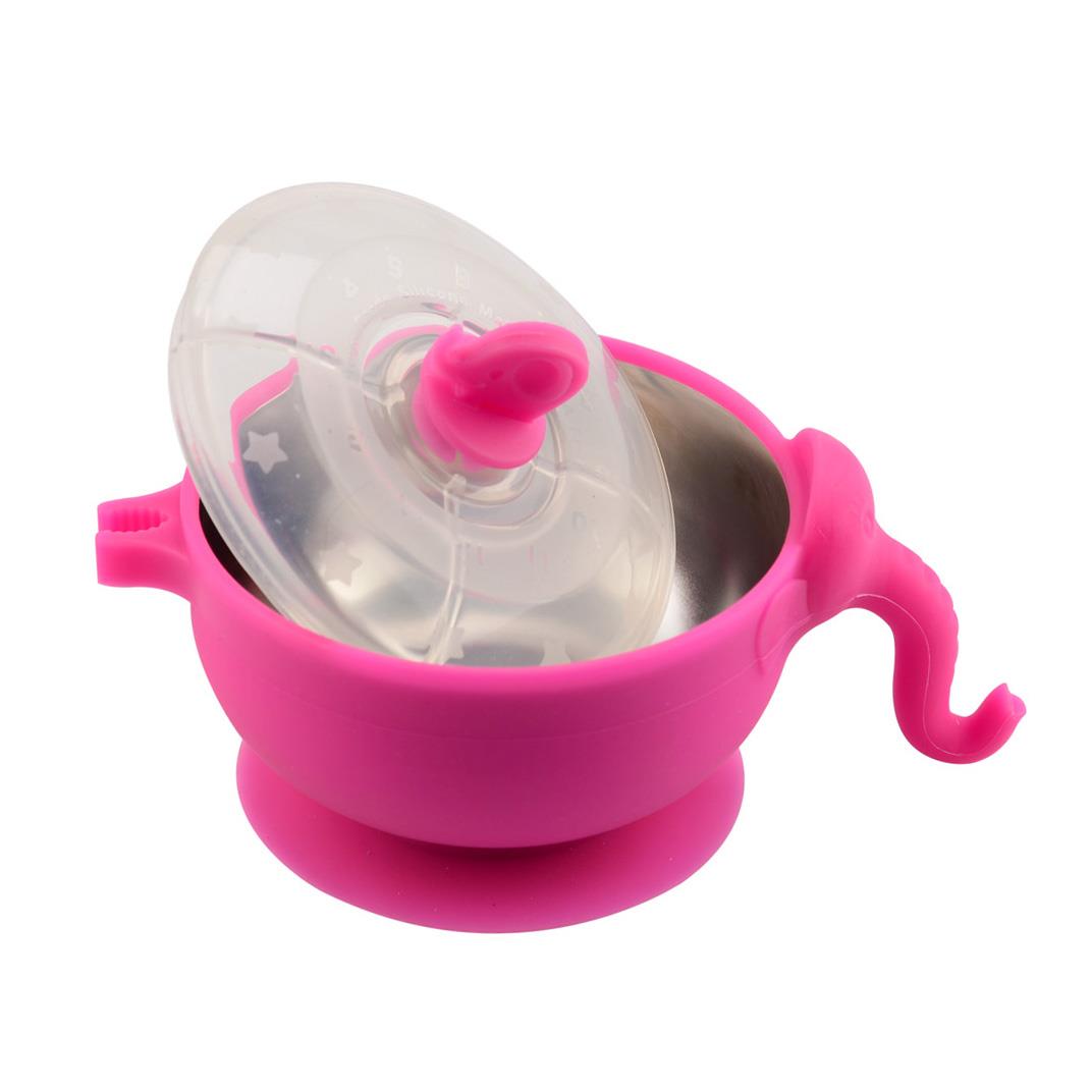 Silicone baby feeding bowl