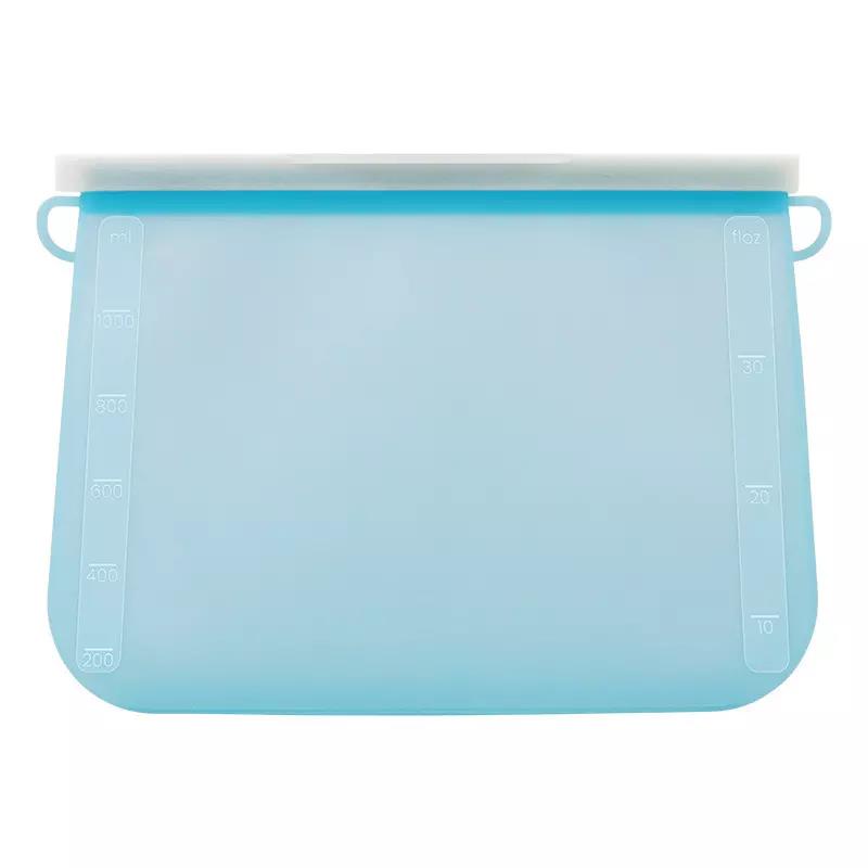 Нова кухненска силиконова чанта Детска чанта за закуски Чанта за фризер Силиконова чанта за съхранение на храна за многократна у