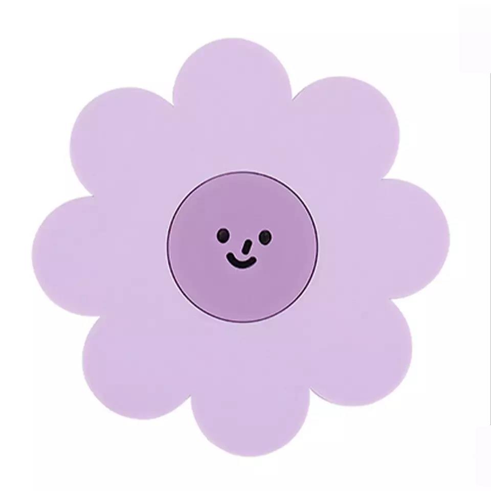 New Design Sunflower Household Bowl Mat Soft Silicone Cartoon Kitchen Table Mat Anti-scalding Silicone Insulating Mat