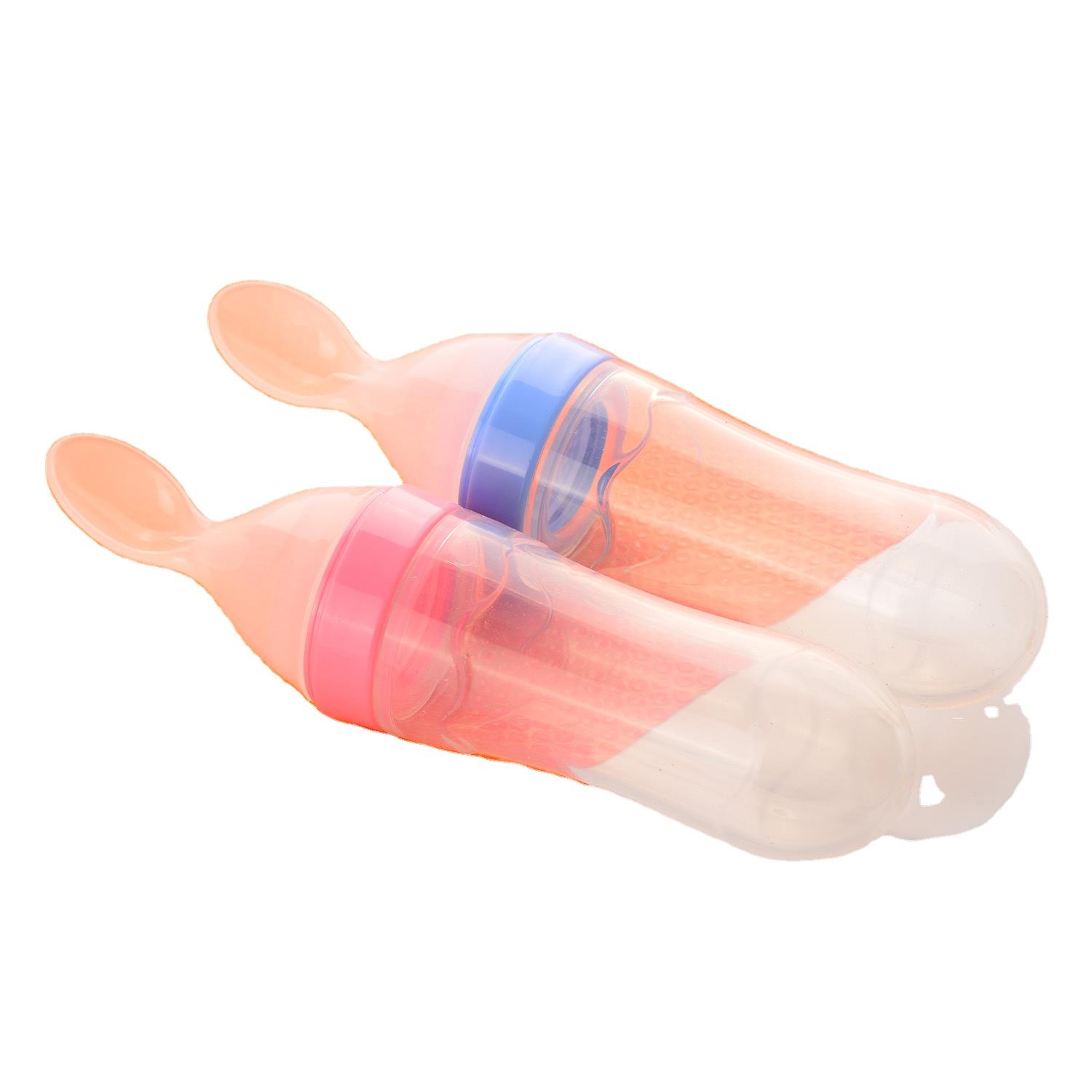 Wide Diameter Silicone Baby Bottle Silicone Baby Feeding Bottle Pacifier can Replace  Well-selling Silicone Bottle